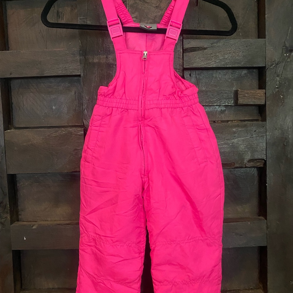 Hot pink ski romper!